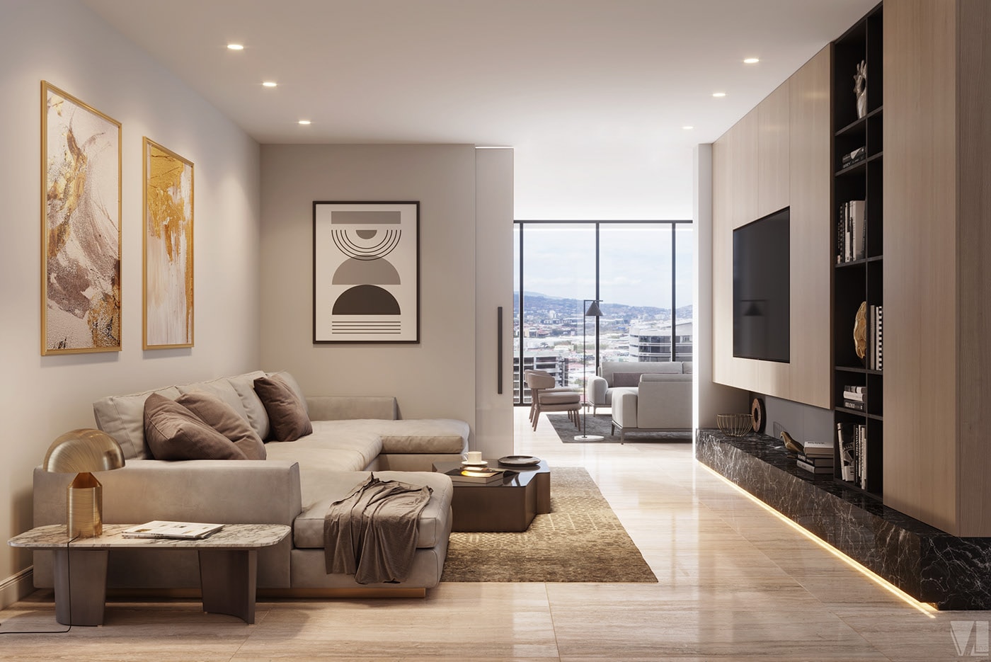 公寓室內(nèi)設(shè)計，空間建筑設(shè)計，深圳室內(nèi)設(shè)計，左右格局