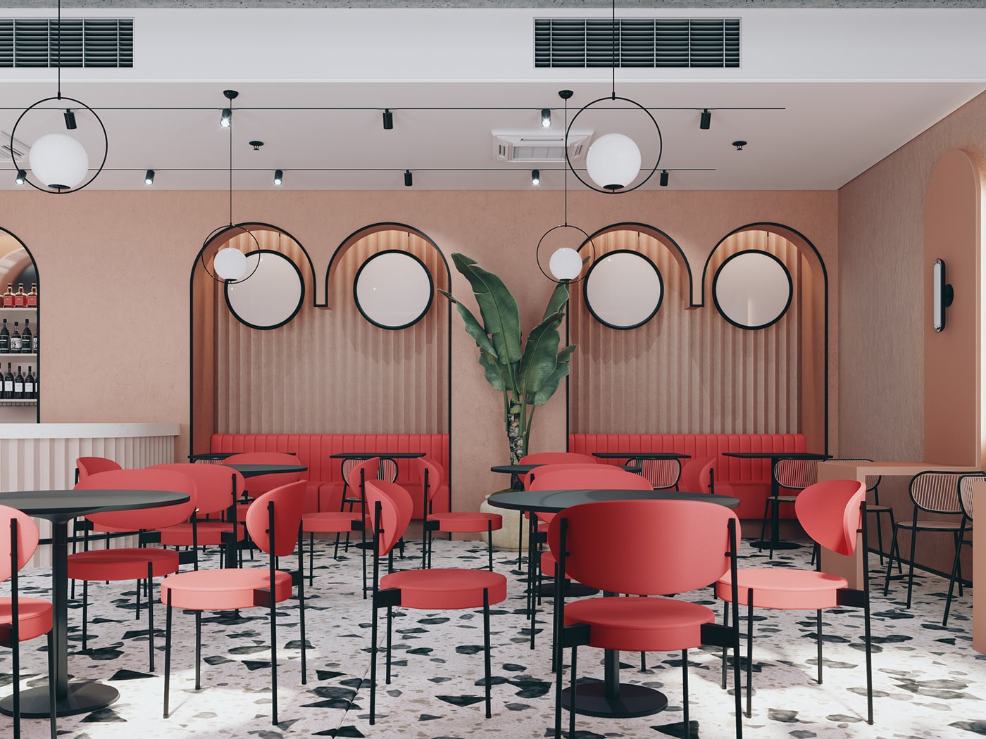 海濱高檔餐飲店品牌地中海室內設計 海濱高檔餐飲店品牌地中海室內設計,餐飲室內設計,高檔餐飲設計,深圳空間設計,左右格局