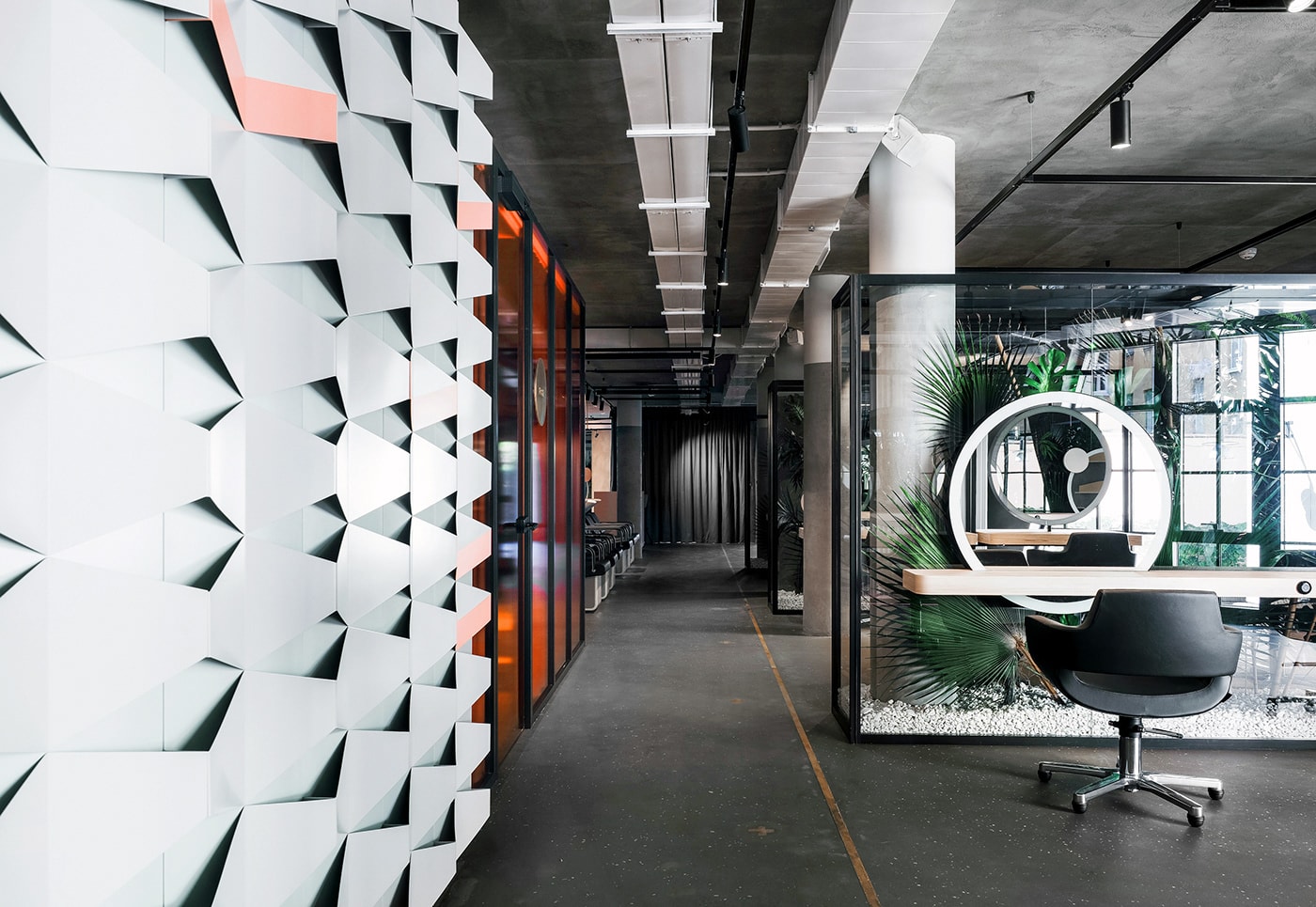 GLAMY美容沙龍品牌空間設計案例 GLAMY美容沙龍品牌空間設計案例,美容空間設計,深圳空間設計,深圳室內設計,左右格局