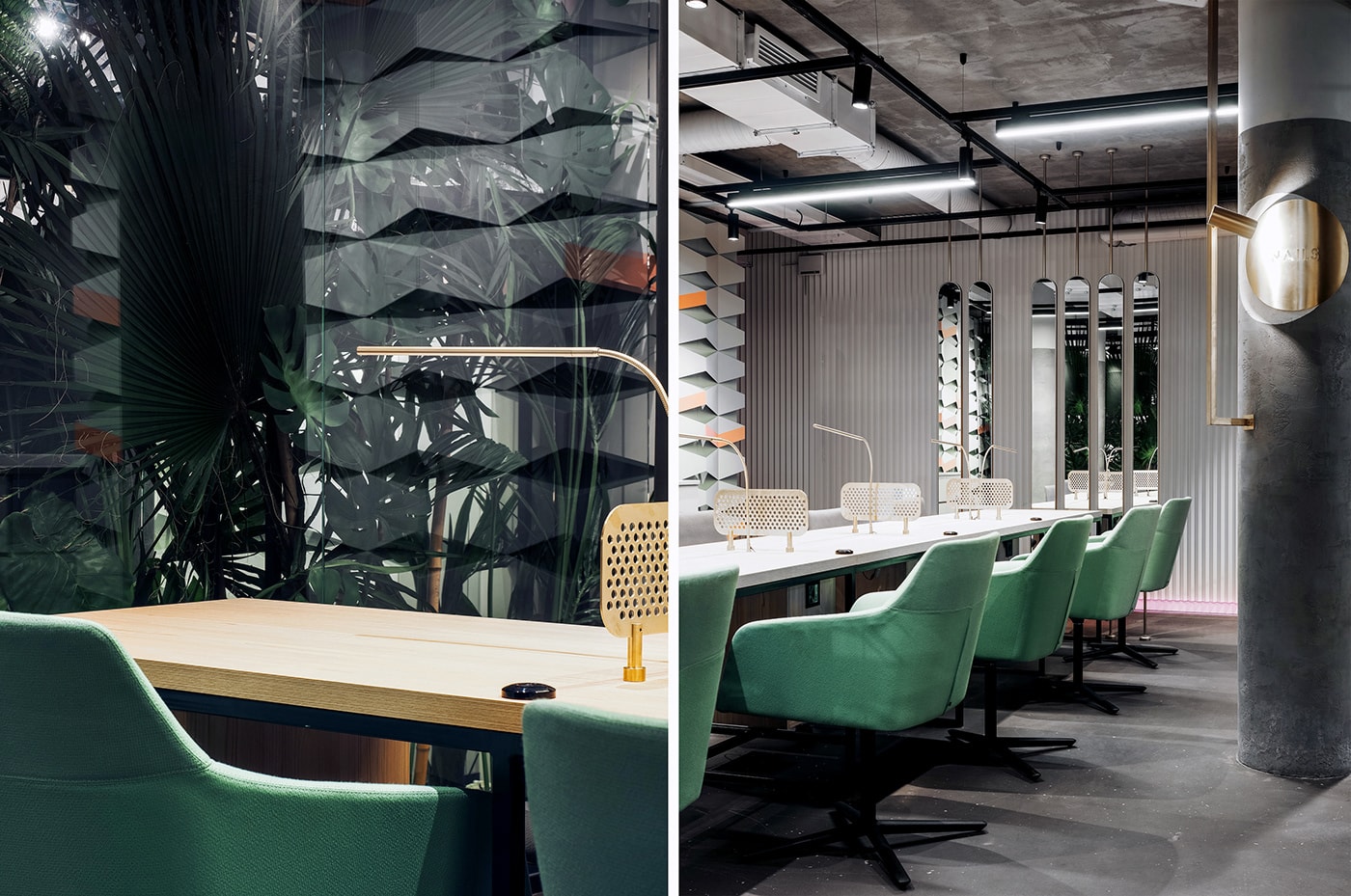 GLAMY美容沙龍品牌空間設計案例 GLAMY美容沙龍品牌空間設計案例,美容空間設計,深圳空間設計,深圳室內設計,左右格局